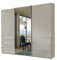 WIEMANN Schwebetürenschrank Kleiderschrank Schlafzimmerschrank 300cm breit, mit Schubladen, Glas Champagner, mit Spiegel, Höhe 217cm, Malibu