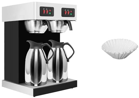 GGM Gastro | FKMT20D | Cafetière à filtre professionnelle - 2x 2 litres - incl. 2 carafes isothermes