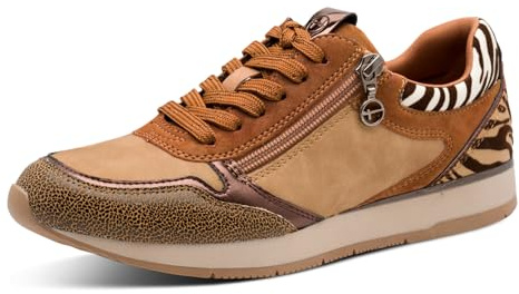 Tamaris Damen Schnürer Vegan braun 41