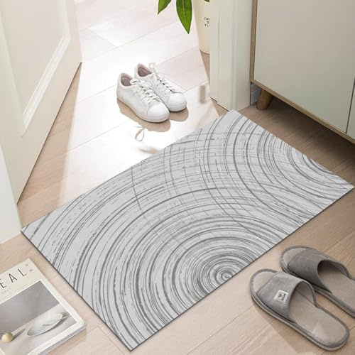 LYGLIGH Ultra-Thin 0.6 cm Door Mat for Indoor Entryway, Fade Resistant, Absorbent, Low Profile Dirt Trapper, 76.2 x 43.2 cm