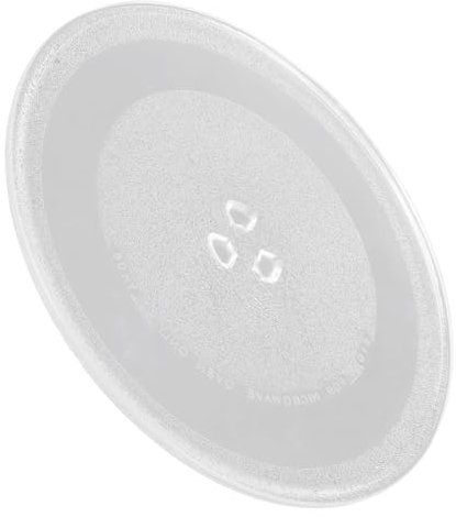 Ipetboom Plato de Repuesto de Vidrio para Microondas de Plato para Reparación de Microondas Compatible Mayoría de de Usar y Resistente