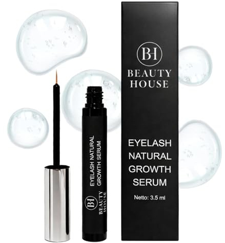 Beauty House Siero Ciglia con Peptidi Allungante Rinforzante | Favorisce ciglia più folte, uso quotidiano, applicazione precisa