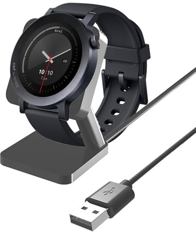Blueshaweu Ladegerät Kompatibel mit CMF Watch 3 Pro Smartwatch, USB Ladekabel Schnellladegerät Lade Dock Kompatibel für CMF Watch Pro 2, Watch3Pro (schwarz)