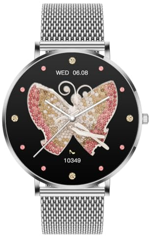 MEIION Nevo Pro Smartwatch für Damen und Herren, Schlaftracking, Bluetooth Anrufe, Pulsuhr