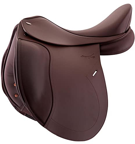 Tekna Selle de dressage S-Line Quik-Change 17.5 inch/MW Marron