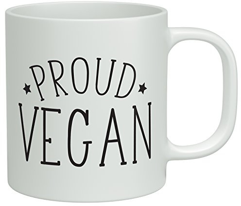 Shopagift Proud Vegan White 10oz Novelty Gift Mug Cup