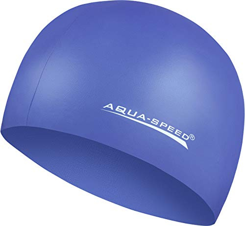 Aqua Speed Super-Stretch Badekappe | Schwimmkappe | Bademütze | Badehaube | Schwimmer | Sport | Schwimmen | Triathlon | Silikon | Mega