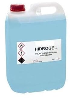 REPORSHOP - Garrafa 5 Litros Gel Hidroalcoholocio Sanitizante Uso Profesional