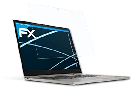 atFoliX Schutzfolie kompatibel mit Lenovo ThinkPad X1 Titanium Yoga Folie, ultraklare FX Displayschutzfolie (2X)