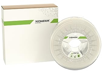 Xioneer 3D Drucker Filament - ​​VXL 111 Lösliches Stützmaterial 1,75mm - Besser als PVA, BVOH - Starke Haftung auf ABS, PC, PA und mehr - Verstopfungsfreies Drucken, Einfach zu Lagern - 1000g Spule