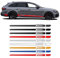 Auto Seitenstreifen Seitenaufkleber Aufkleber Grafiken, Für Audi A3 A4 A5 A6 A7 Q2 Q3 Q5 RS3 RS4 RS5 TT S5 S6 S7 Autotür Seitenstreifen Rock Aufkleber Körper Vinyl Aufkleber