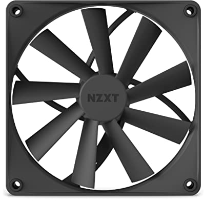 NZXT F140Q Ventilateur Quiet Airflow - RF-Q14SF-B1 - Augmente le volume d'air - Fonctionnement silencieux - Meilleure durabilité - Ventilateur de 140 mm - Noir