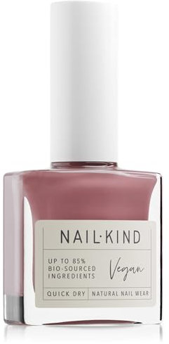 NAILKIND Dusty Pink Nail Polish - Cheeky Club - Classic-Shine Nail Varnish - Vegan Nail Lacquer - Peta Certified + Cruelty Free - Quick Drying Long Lasting - Chip Resistant Manicure - 8ml