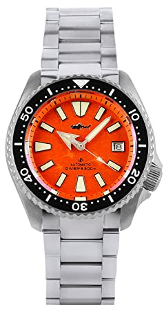 Tactical Frog Heimdallr Titanium Diver Watches for Men, 42mm NH35A Movement Mens Automatic Watches, 200 Meter Water Resistant