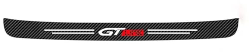 ABCPAK Auto Kohlefaser Heckstoßstangenschutz, Für Kia GT Line Ceed Picanto Rio Sportage Soul Kofferraum Anti-Kratz Dekoration Aufkleber Styling Zubehör