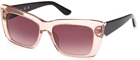 GUESS Damen Gu7890 Sonnenbrille, rosa (Shiny Pink), 55/17/140