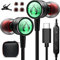 USB C Kopfhörer für Pixel 9 Pro XL 8 7,In-Ear HiFi Stereo Magnetic USB Typ C Headset mit Mikrofonkabel und Lautstärkeregler für iPhone 16 15 Pro Max Samsung Galaxy A16 A55 A35 S24 S23 One Plus 13R 12