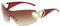 YAMEIZE Trendy Y2K Wraparound Heart Occhiali da Sole - per le Donne Uomini Elegante Rimless Wrap Around Oversized Occhiali Neri Ciclismo Guida Shopping All'apert