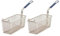 2X Commercial Deep Fat Fryer Basket 34x14x14cm Compatible With Blue Seal Fryer Gas and Electric Catering Deep Fat Frying Fits GT18 GT45 GT45E GT46 GT46E GT60 GT60E