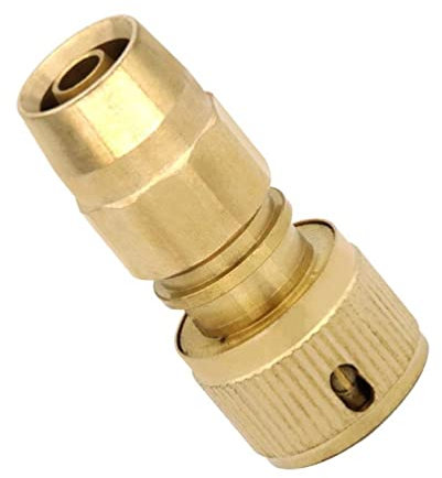 Ekoama Connecteur de Tuyau d'eau en Laiton arrosage de Jardin connecteur Rapide de Lavage de Voiture 8mm à 10mm 3/8 Pouces connecter raccords connecteur de Tuyau d'eau