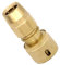 Ekoama Connecteur de Tuyau d'eau en Laiton arrosage de Jardin connecteur Rapide de Lavage de Voiture 8mm à 10mm 3/8 Pouces connecter raccords connecteur de Tuyau d'eau