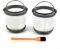 URPIZY 2 filtros de Repuesto Lavables, aspiradora de Mano inalámbrica para Black & Decker para Dustbuster Pivot PD1820LF, PV1210 Pieza de Repuesto