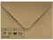 Netuno 50 Briefumschläge Kraftpapier DIN B6 125 x 175 mm 100g Aster Kraft braune Briefumschläge Vintage Retro für Einladungskarten Hochzeit Geburtstagskarten Weihnachten elegante Umschläge Recycling