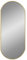 vidaXL Wandspiegel Flurspiegel Spiegel Badspiegel Hängespiegel Dekospiegel Schminkspiegel Badezimmer Garderobe Flur Golden 80x35cm Oval