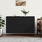 CIADAZ Sideboard Schwarz 104x35x70 cm Holzwerkstoff, Kommode Schlafzimmer, Kommoden & Sideboards, Wohnzimmerschrank, Komodenschrank, Schlafzimmerkommode, Flur Kommode, Zimmer Möbel 827205