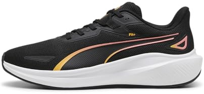 Puma Skyrocket Lite Adult Unisex Straßen-Laufschuh, Black-Sun Stream, 42