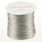 1mm String x 100m, Nylon Cord, Available in 26 Colours, Bracelet Making, Other Crafts (GREY)