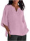 Deal of The Day Prime Today Bluse Donna Eleganti Curvy Camicie da Donna Maniche Corte Top Donna Elegante Lilla Camicia Fantasia Donna Colletti Camicie Donna Mio Ordine in Offerta