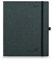 POPRUN Kalender 2025 Wochenplaner Hardcover, ca. A4 (26,5 x 21,5 cm), Hergestellt aus Erneuerbaren und Umweltfreundlichen Materialien, Terminplaner 2025 mit 80 GSM Recyceltes Papier - Schwarzgrau