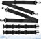 MOVYEE Ski Tragegurt,2 Schultergurt Verstellbar,Skirucksack,Multifunktionaler Ski Carrier Strap,Transport Scooter,Skistöcke,Yogamatte,Kinderfahrrad (Schwarz)