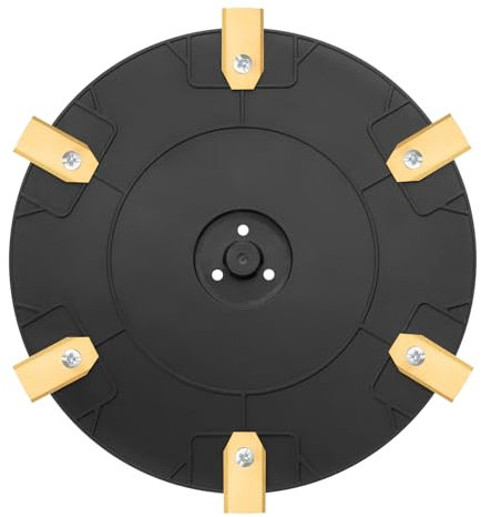 6X Blade Plate Compatible with Flymo EasiLife 350 800, Knife Disc for Robotic Lawn Mower Turntable - Ø 210 mm