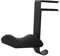 Mikikit Adjustable Headset Holder Clamp Hook Headphone Rack for Desk under Desk Hook for Headphones