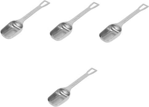 SOIMISS 4 Stück Klopfen Isolierter Becher Träne Messbecher Rostfrei Alle Teelöffel Abmessen Schüssel Einstellbar Luftdicht Messung Gold Geschlitzt Kanister Besteck Rostfreier Stahl Silver