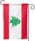 Bandera de jardín con impresión de bandera de Líbano, bandera vertical de doble cara, bandera de bienvenida para patio, 28 x 40 pulgadas, decoración exterior