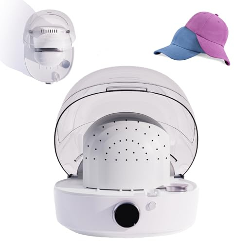 ZyKnaurral MáQuina para El Cuidado De Sombreros, Limpieza Y Planchado A Vapor, Secado De Gorras De BéIsbol Y Sombreros Tipo Cubo con Limpiador, RestauracióN De Sombreros Deformados.