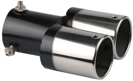 BFRDGE Auspuffblende Auto, für Peugeot 107 108 206 207 207CC 208 307 307CC 308 308CC 406 407 Auspuff Schalldämpfer Endrohr Edelstahl Auspuffrohr Endschalldämpfer,B