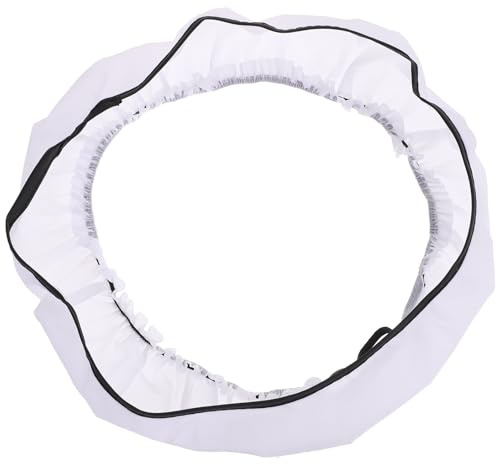 CONGARTENO Faltbarer Ringblitzdiffusor Einfach zu Falten aus Weißem Nylon mit Hoher Lichtdurchlässigkeit Weicher Softbox Diffusor für Beauty und Produktfotografie