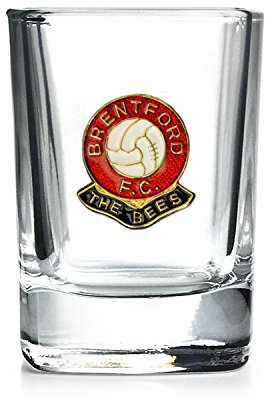 Knight Football Shot Glass Brentford