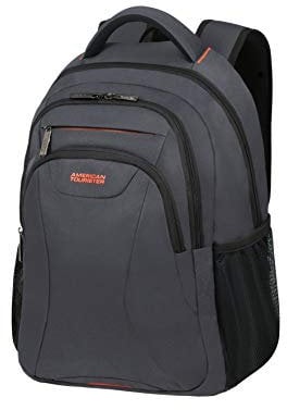 American Tourister al lavoro - zaino per laptop da 15,6 pollici, 50 cm, 25 L, grigio/arancione (grigio/arancione)