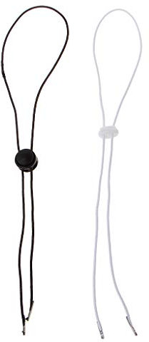 Gwxevce 10PCS Flexible entfernbare elastische Hut-Kinn-Schnur-Bügel Justierbare Schnur-Befestiger