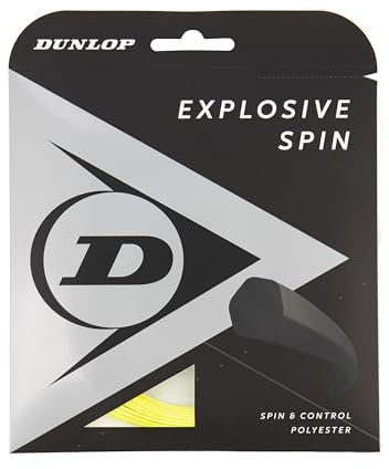 Dunlop Sports Dunlop Unisex – Erwachsene Explosive Tennissaiten, Yellow, One Size