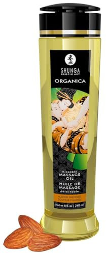 Shunga Erotic Arts Organica Massage-Öl, Orange, 240 ml