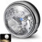 KATUR Motorrad-Halogen-Scheinwerfer, 17,8 cm, rund, Chrom, Retro-Scheinwerfer, 12 V, für Hon da CB400 CB500 CB1300 VTEC VTR 250