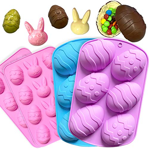 Mauts Große Schokoladenformen für Ostereier, Osterhasen-Schokolade, Süßigkeiten, Ostereier, Schokolade, Kuchen, Gelee, Pudding.