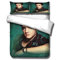 PTNQAZ 3D gedrucktes Elvis Presley Bettwäsche-Set, bequemes Bettbezug-Set mit Kissenbezügen, Bettwäsche-Set, Bettwäsche, Heimtextilien (Single, 1)