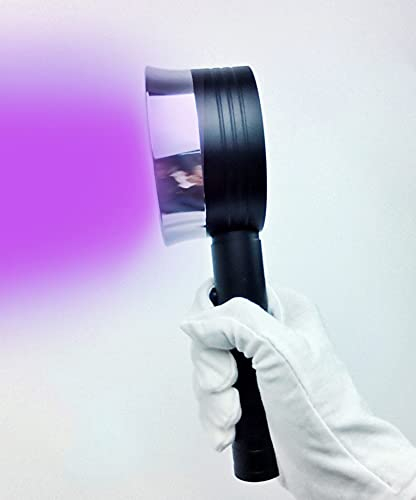 LMEILI Woods-Lampen-Hautanalysegerät, tragbares LED-Holzlicht zur Fluoreszenzerkennung, tragbares 365-nm-UV-Schwarzlicht, Hunde-/Katzenpflege